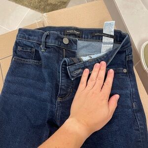 Banana Republic Women's High Rise Dark Blue Jeans